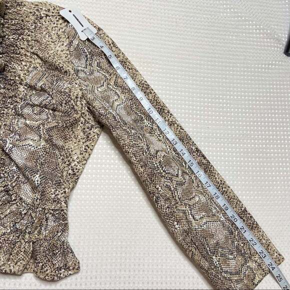 Bamboo Traders Snake-Print Frill Jacket - Picture 2 of 7